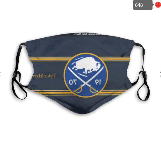NHL Buffalo Sabres #2 Dust mask with filter->nhl dust mask->Sports Accessory